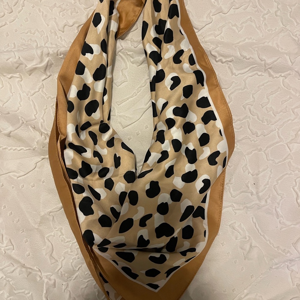 Polka Dot Silk Scarf